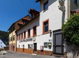 Zum Waldhorn, cheap hotel in Peterstal