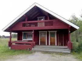 Hirsimökki Tuurin kyläkaupan lähellä