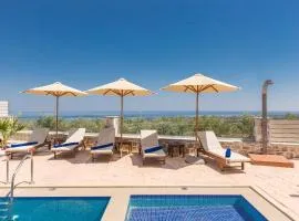 Villa Katifes with Pool, Walk to Amenities & Amazing Views!