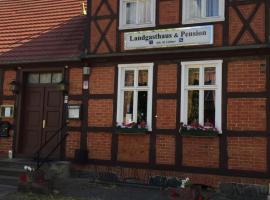 Landgasthaus & Pension Liebner-Land Brandenburg-Prignitz, pousada em Gro&szlig; Pankow