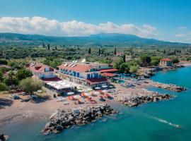 Aggelos Hotel, hótel í Agios Andreas