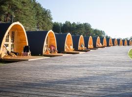 Camping Pod, būstas prie paplūdimio mieste Zarasai