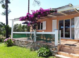 Mini Villa à 100m de la mer avec prise de recharge élec privative, hospedaje de playa en Sari Solenzara