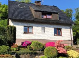 Ferienwohnung am Waldrand mit Dachterrasse, cheap hotel in Wetter