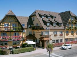 Best Western Plus Au cheval Blanc à Mulhouse, сімейний готель у місті Baldersheim