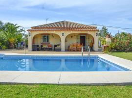 Traumhaus für 6 Personen mit spektakulärem privaten Pool und schönem Ausblick in die Natur, location de vacances à Hozanejos