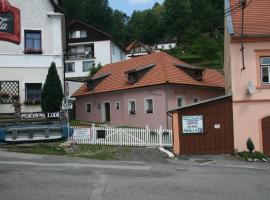 Penzion U Haničky, hotel s parkováním v Rožmberku nad Vltavou