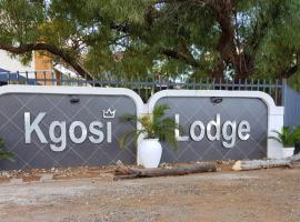 Kgosi Lodge, къща за гости в Кимбърли