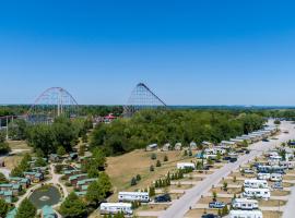 Worlds of Fun Village, campsite in Kansas City