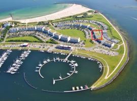 2Zi-Ferienwohnung am Südstrand mit eigenem Parkplatz perfekt für Familie, beach hotel in Burgtiefe auf Fehmarn 