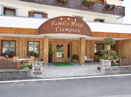 Hotel Ciampian, hotel v Moeni