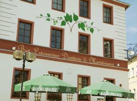 Hotel Marktbrauerei, hotel em Bad Lobenstein