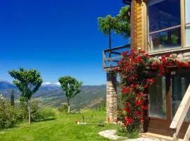 Luxury Chalet Villa on Mountain Top in Kalavryta with amazing view