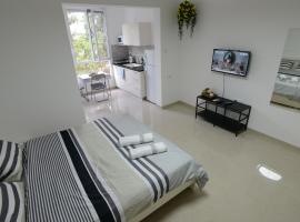 Olga Beach Apartment 28, מלון ליד בית החולים רמבם, חיפה