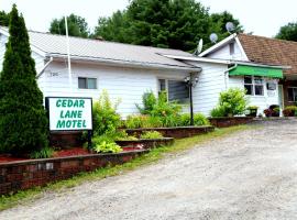 Cedar Lane Motel, motel v destinaci Bracebridge
