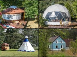 Glamping Podgrodzie, люкс-шатер в городе Нове-Варпно