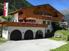 Apart Dorfbäck, ski resort in Kaunertal