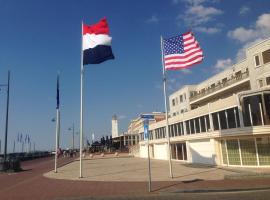 Beach Rose, 1 free parking, 2 min. from beach, jacuzzi, hotelli kohteessa Noordwijk aan Zee