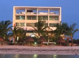 Beachfront Villa Solarium Garden House 1