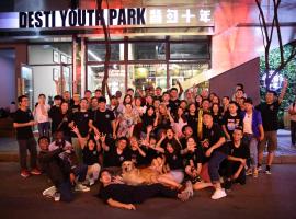 Chengdu Desti Youth Park Hostel, hotel Csengtuban