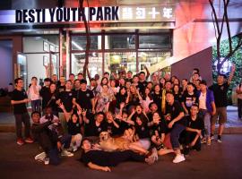 Viesnīca Chengdu Desti Youth Park Hostel Čendu