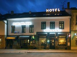 Hotel Solaster Garni, hotell i Třebíč