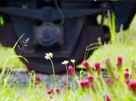 Urlaubsbahnhof-Schlafwagen