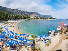 Les Jasmins, hotell i nærheten av Baie des Fourmis strand i Beaulieu-sur-Mer