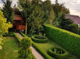 Verde Land - Drewniany domek na wsi、Osiek Małyのカントリーハウス
