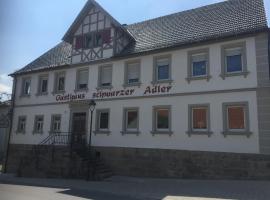Landgasthof Zum Schwarzen Adler, viešbutis mieste Marktas Nordheimas