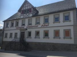 Landgasthof Zum Schwarzen Adler, хотел в Markt Nordheim