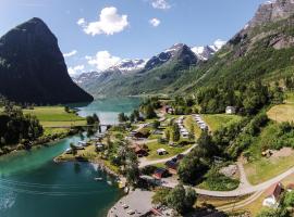 Oldevatn Camping, hotell sihtkohas Olden huviväärsuse Nigard Glacier lähedal