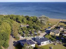 strandnahes Haus mit Meerblick, gratis Nutzung vom AHOI Erlebnisbad und Sauna in Sellin - Sealodge Rügen、ゲーレンのシャレー