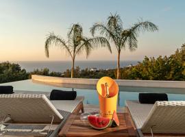 Villa Delfini - Elevated Sea Views by etouri, hotel a Prinés