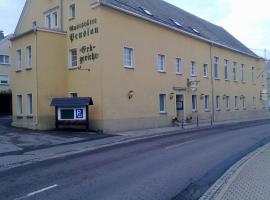 Pension Erbgericht, hôtel à Großhartmannsdorf