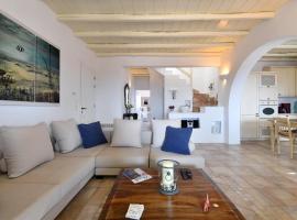 amazing sea view luxury villa for 6 guests, hotel ad Ambelás