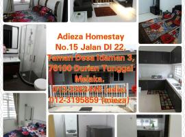 Adieza Homestay Dmuslim, hotel con parcheggio a Malacca