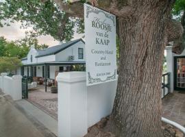 Hotel Roosje van de Kaap, hotell sihtkohas Swellendam