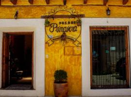Hotel Posada Primavera, išskirtinio dizaino viešbutis mieste San Kristobal de las Kasasas
