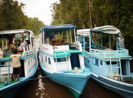 Kelotok Orangutan Tanjung Puting, boat in Kumai