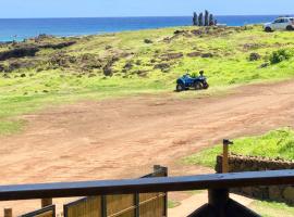 Cabañas Anavai Rapa Nui, brunarica v mestu Hanga Roa