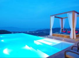 9 Bedroom Sea Blue View Villa - 5 Star with Staff SDV080A-By Samui Dream Villas, hotel s parkováním v destinaci Bophut