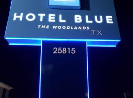 Hotel Blue - Woodlands, hótel með jacuzzi-potti í Spring