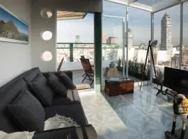 Dúplex/terraza privada en corazón Centro Histórico