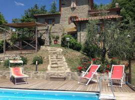 Molinelli Villa Sleeps 8 Pool WiFi, hotell i Molinelli