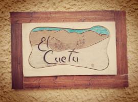 El Cuetu, vakantiewoning aan het strand in Posada