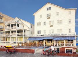 Majestic Hotel & Apartments, hotell i Boardwalk, Ocean City