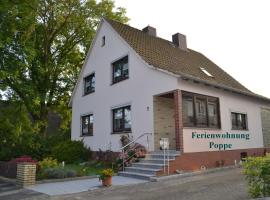 Ferienwohnung Poppe, hótel með bílastæði í Loxstedt