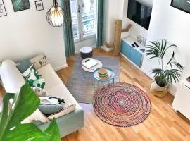 Homelivia, Appart FRIDA, mezzanine, déco raffinée et balcon