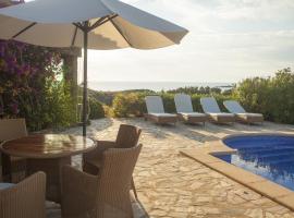 CASA JUANA grande luxueuse maison avec magnifique vue sur mer, cabaña o casa de campo en Cadaqués